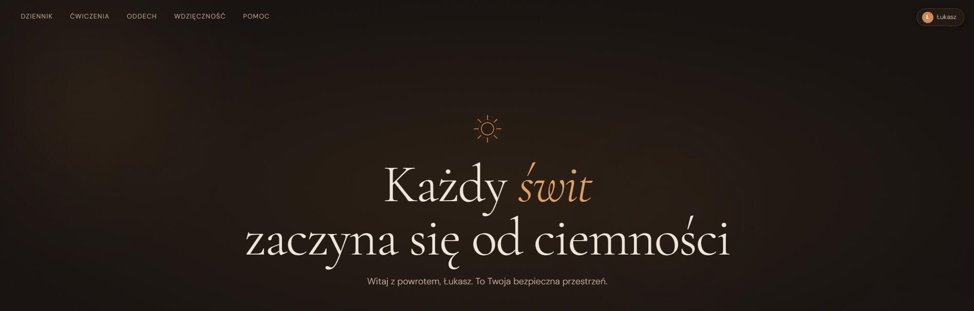 poradnik w depresji, świt